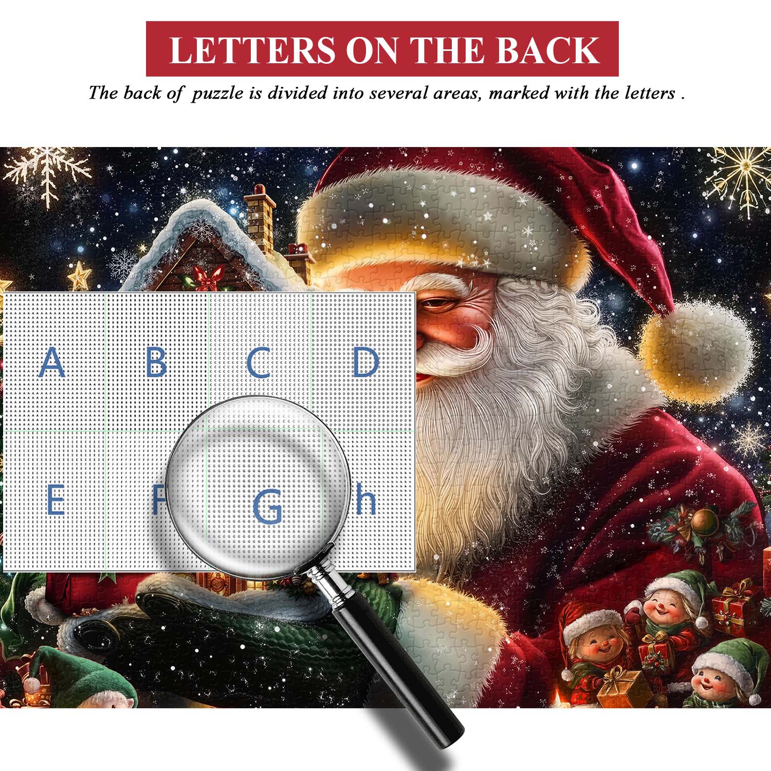 Puzzle L'Atelier Magique du Père Noël 1000 pièces
