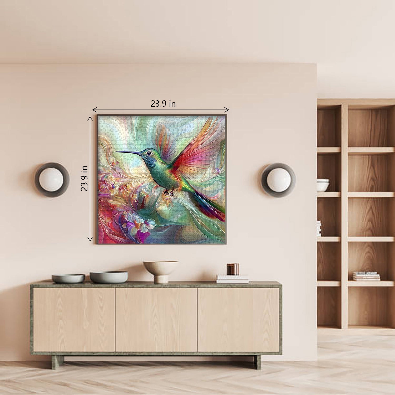 Artistic Hummingbird Jigsaw Puzzle 1000 Pieces