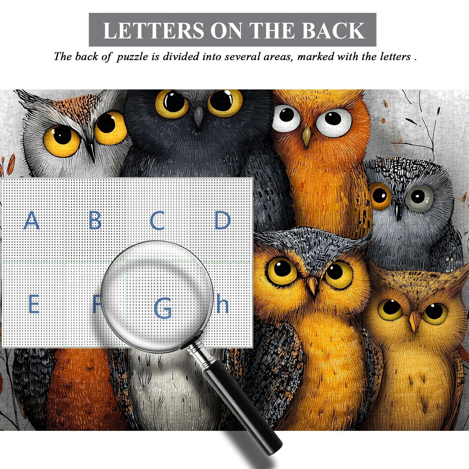 Skurriles Eulen-Puzzle 1000 Teile