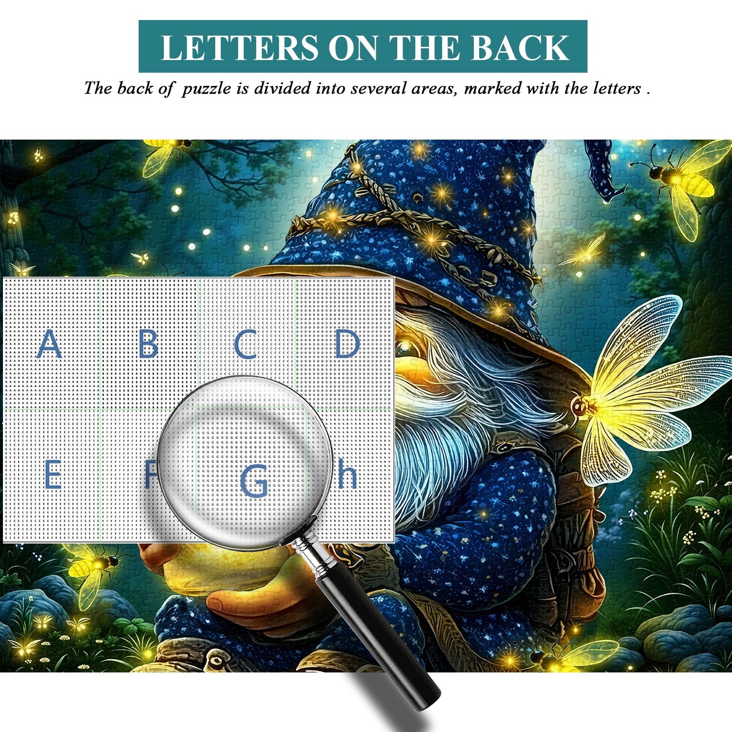 Woodland Gnome’s Glow Jigsaw Puzzle 1000 Pieces