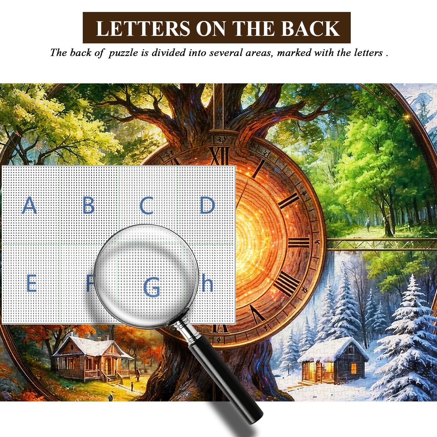 Clock of Seasons Jigsaw Puzzle 1000 Pieces