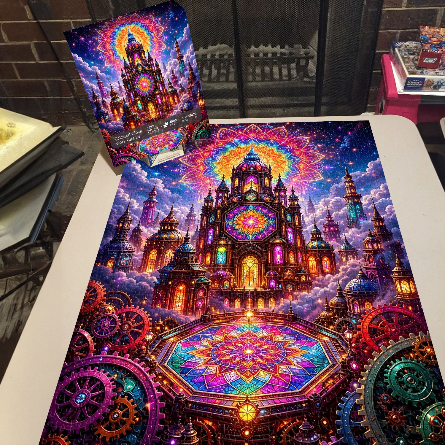 Celestial Clockwork Citadel Jigsaw Puzzle 1000 Pieces