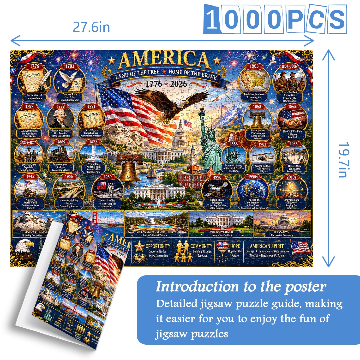 American Glory Puzzle 1000 Teile