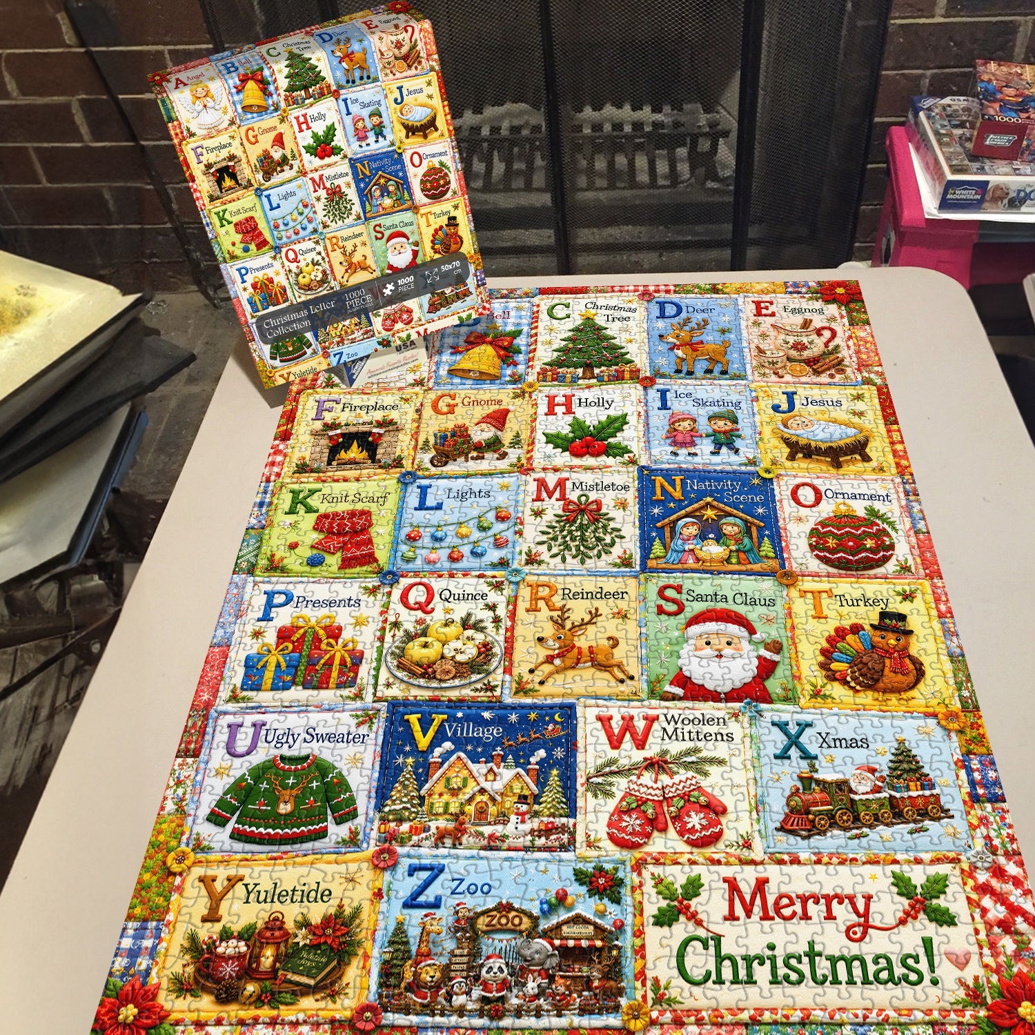 Christmas Letter Collection Jigsaw Puzzle 1000 Pieces