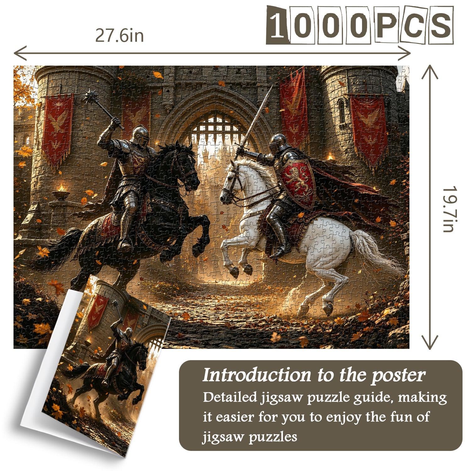 Puzzle del Duello del Castello d'Autunno da 1000 pezzi