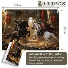 Puzzle del Duello del Castello d'Autunno da 1000 pezzi