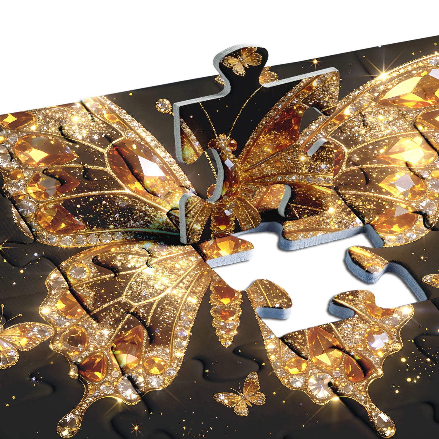 Midnight Gold Wings Jigsaw Puzzle 1000 Pieces