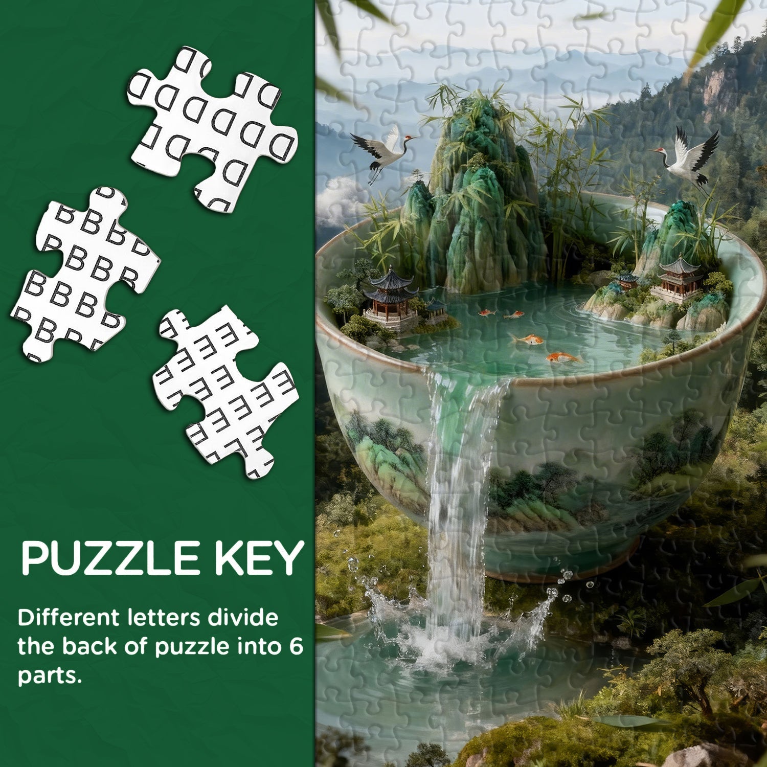 Bamboo forest landscape Jigsaw Puzzle 1000 Pieces