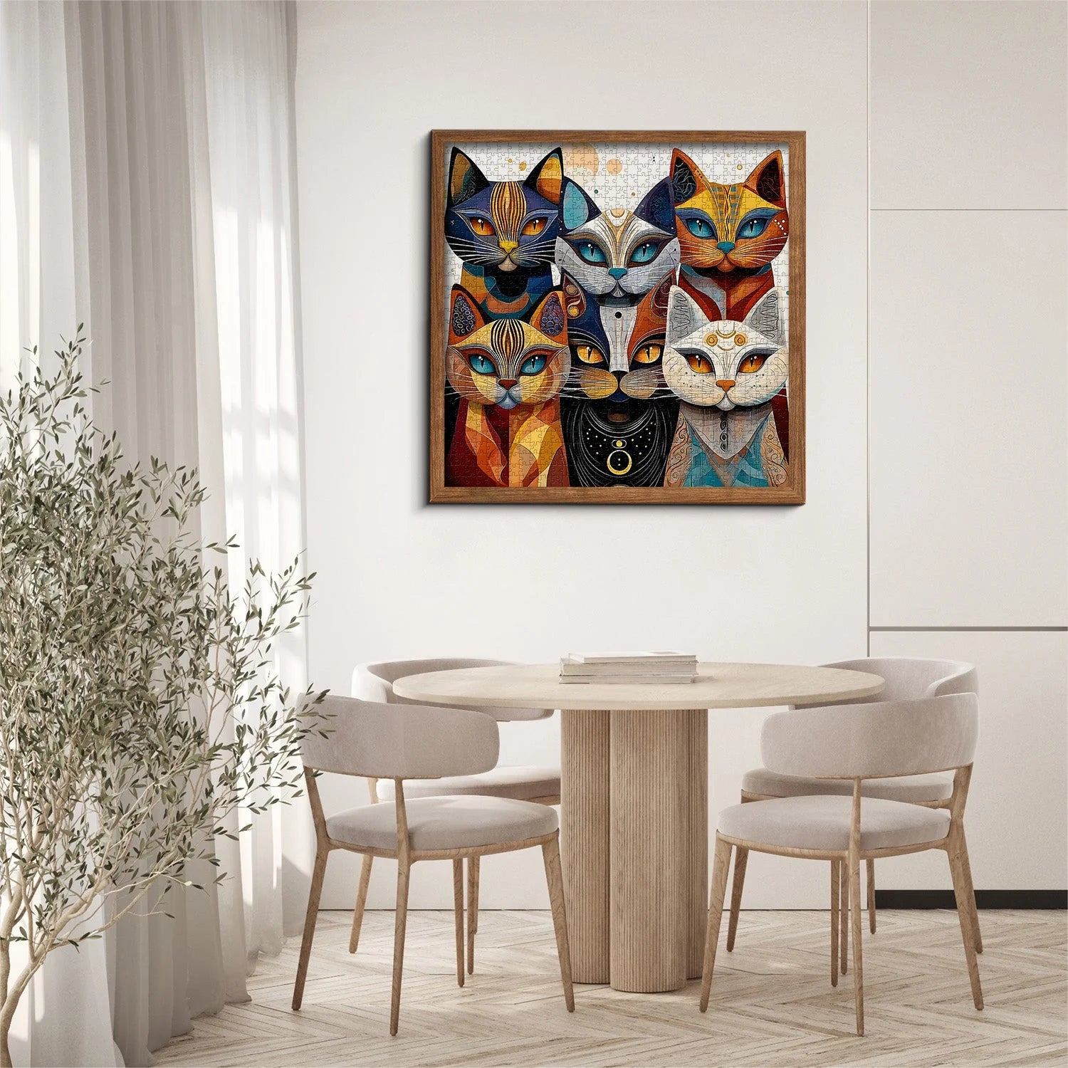 Abstract Cat Jigsaw Puzzle 1000 Pieces