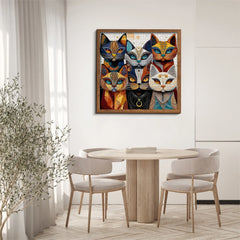 Abstract Cat Jigsaw Puzzle 1000 Pieces