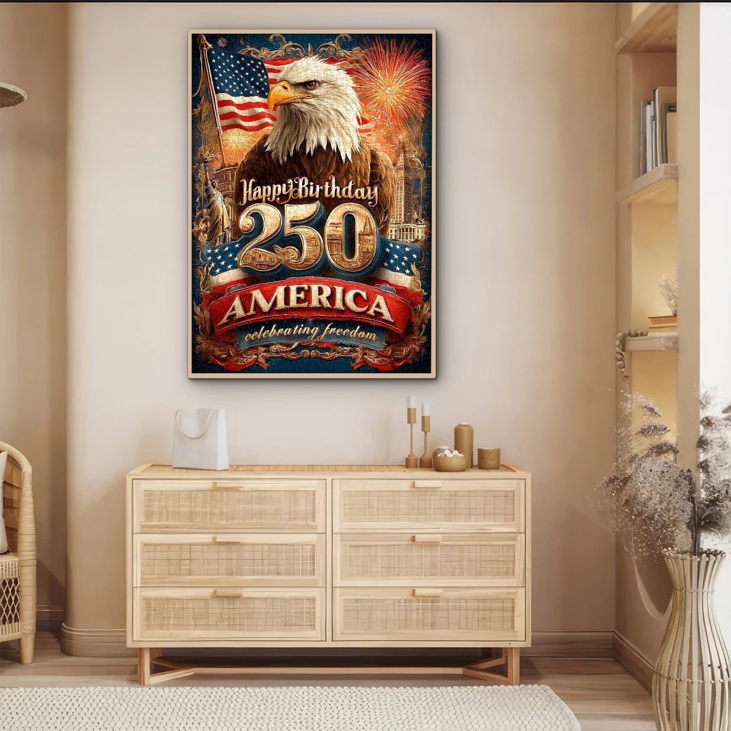 Freedom Eagle Jigsaw Puzzle 1000 Pieces