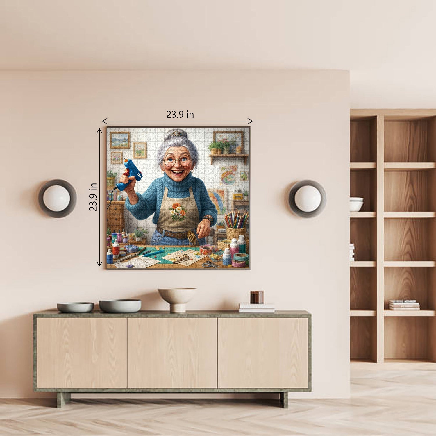Creative Grandma Jigsaw Puzzle 1000 Pieces