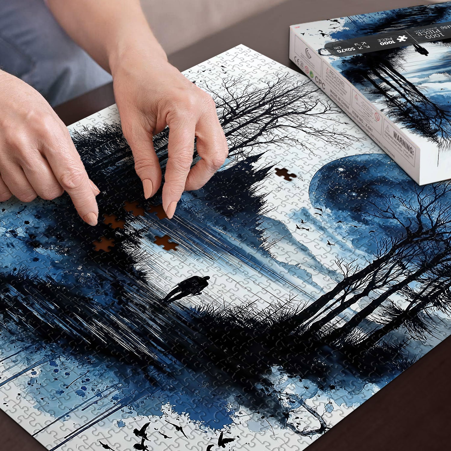 Lone Shadow Lake Jigsaw Puzzle 1000 Pieces