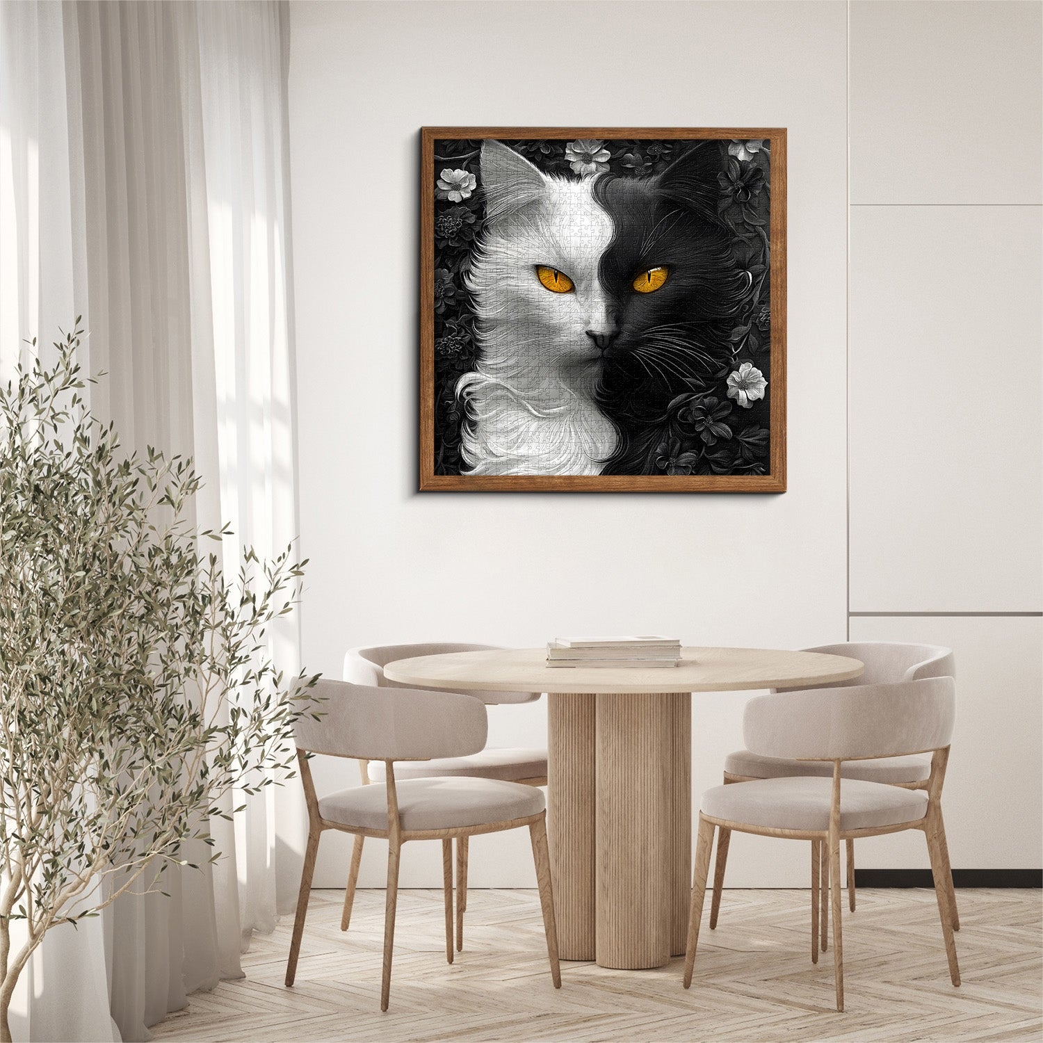 Yin Yang Katze Puzzle 1000 Teile