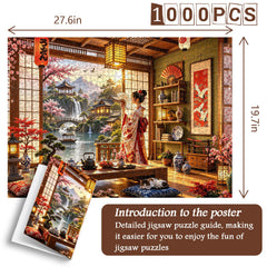 Puzzle giapponese per il ritiro del tè, 1000 pezzi