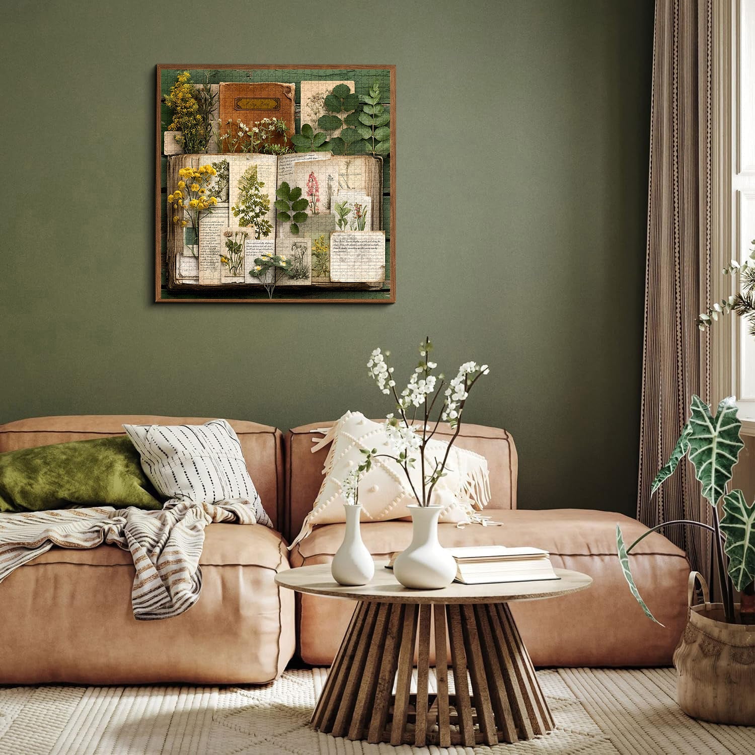 Rompecabezas de diario botánico vintage de 1000 piezas