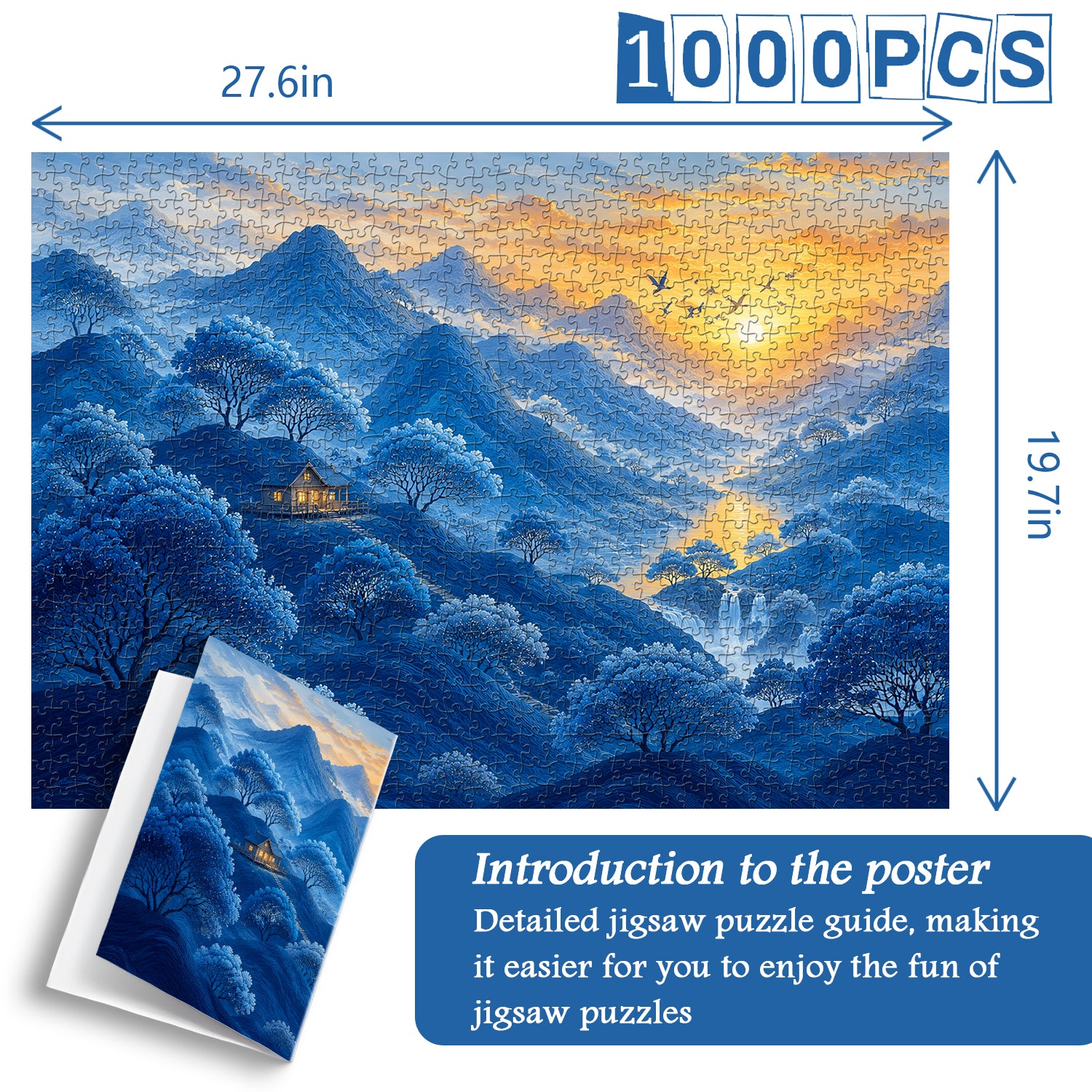 Sunrise Valley Jigsaw Puzzle 1000 Pieces