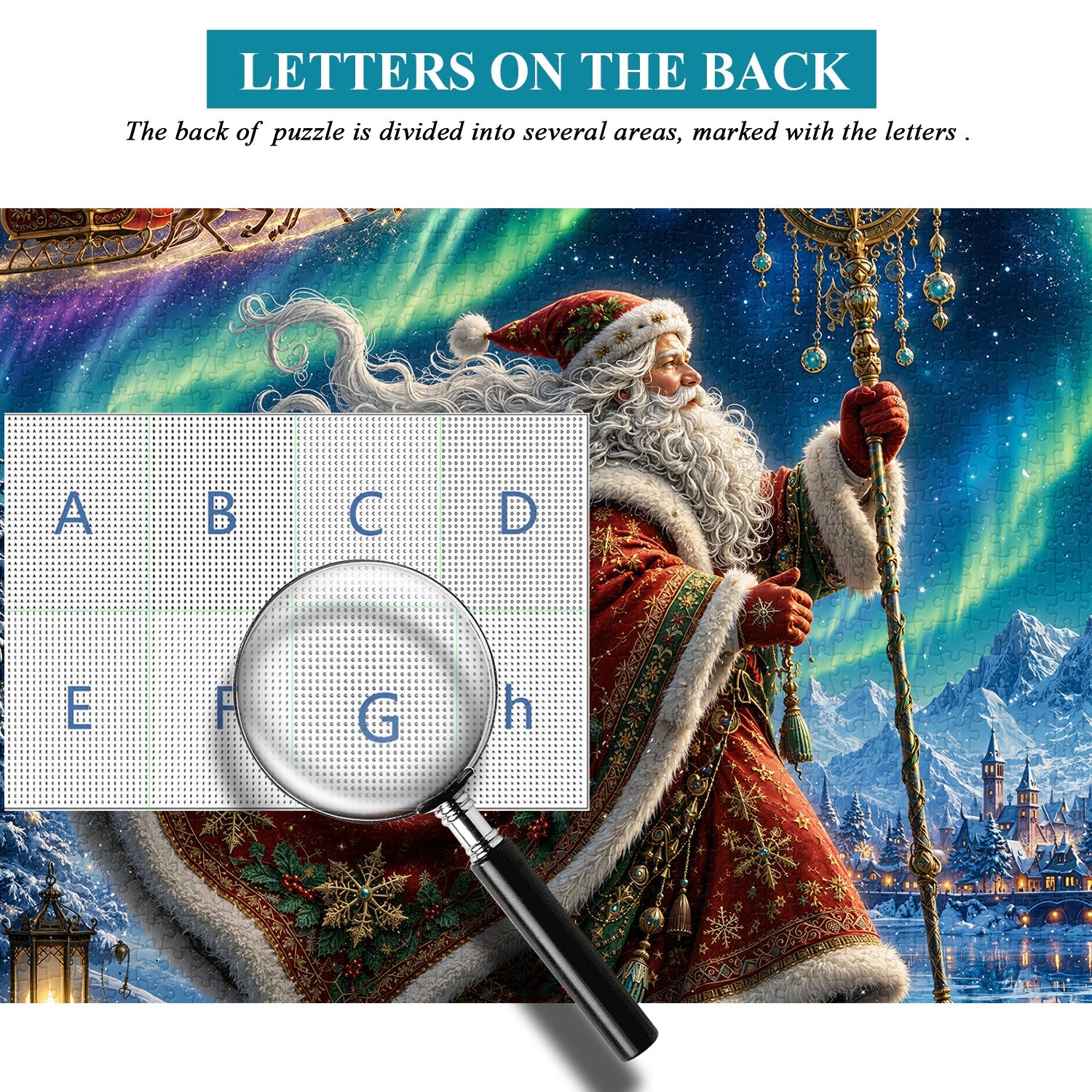 Puzzle natalizio artico da 1000 pezzi