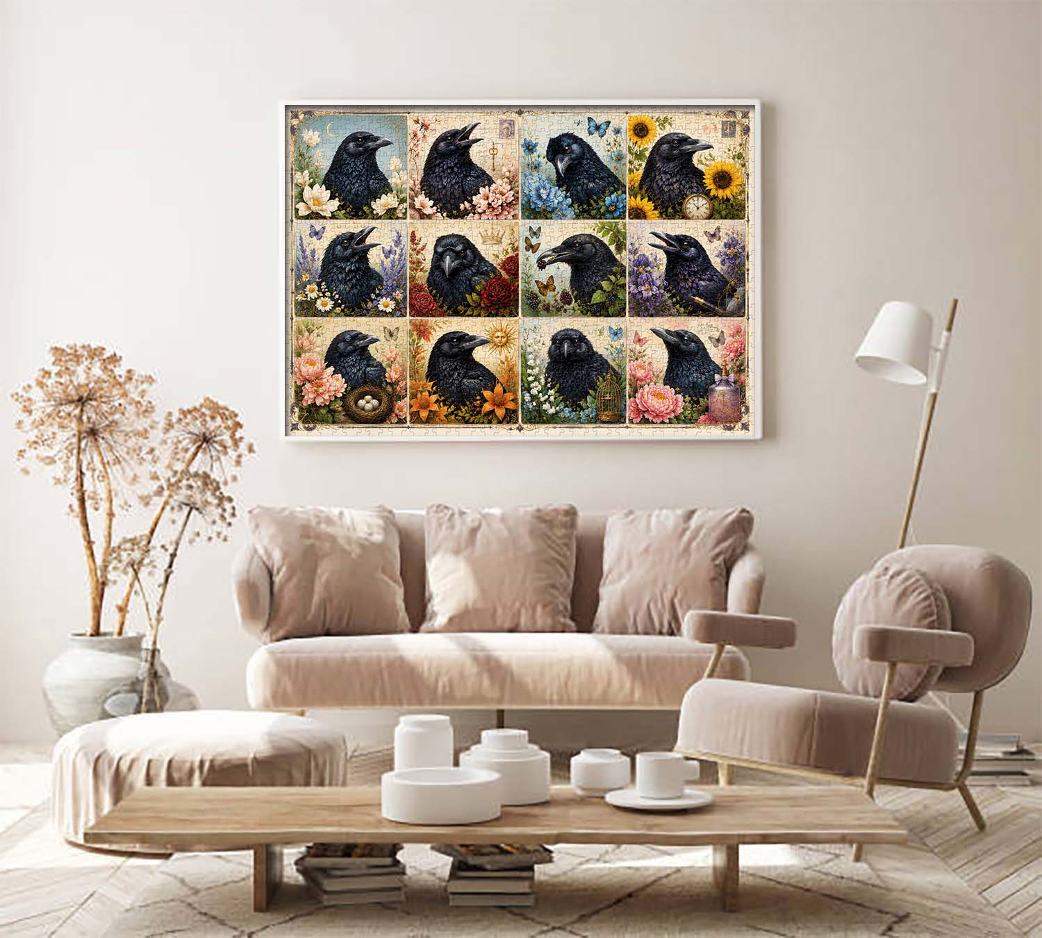Garden Raven Art Puzzle 1000 Teile