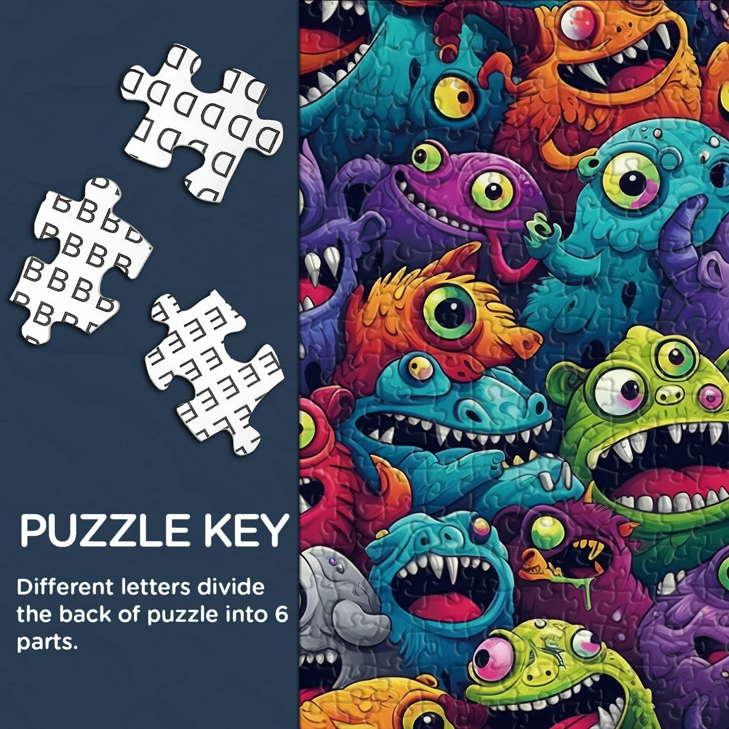 Monster Jigsaw Puzzle 1000 Pieces