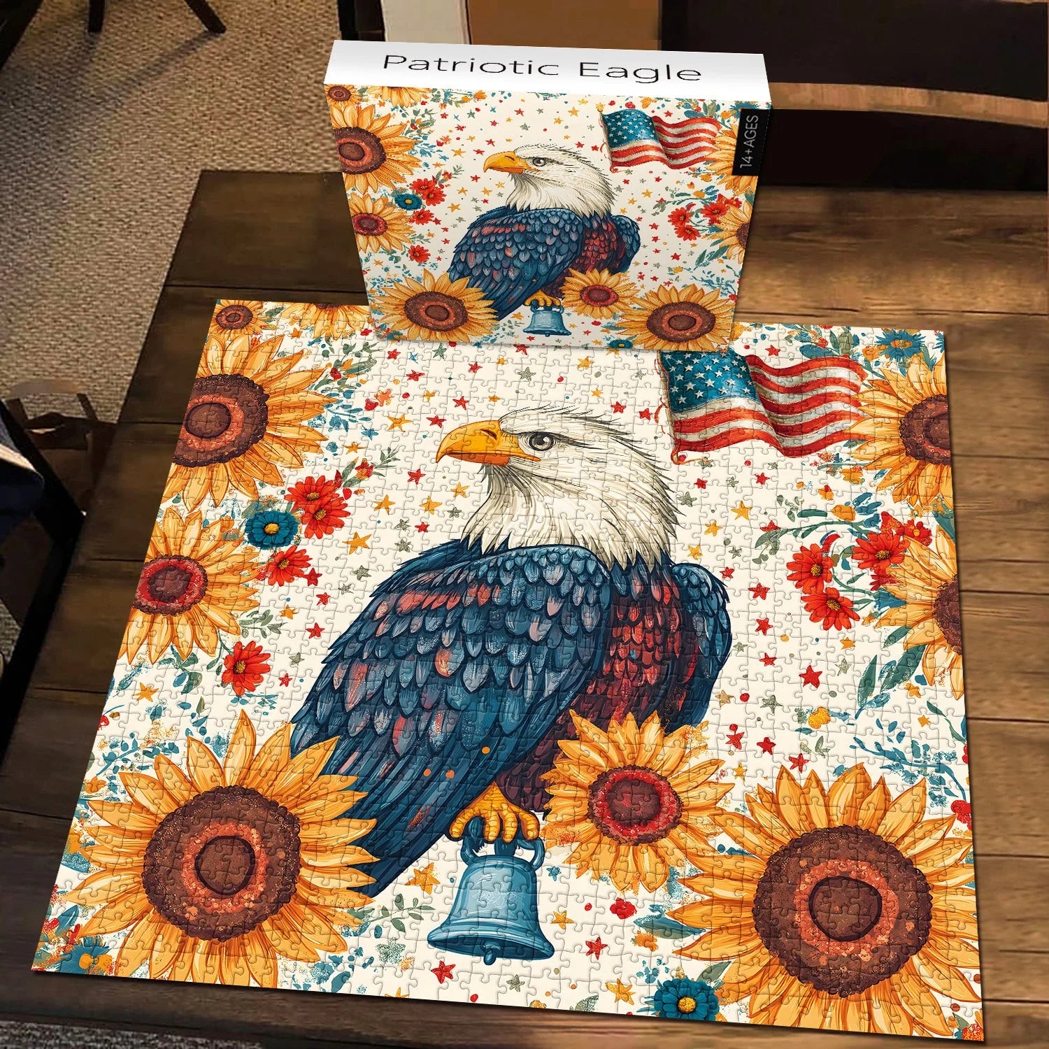 Patriotic Eagle Jigsaw Puzzle 1000 Pieces