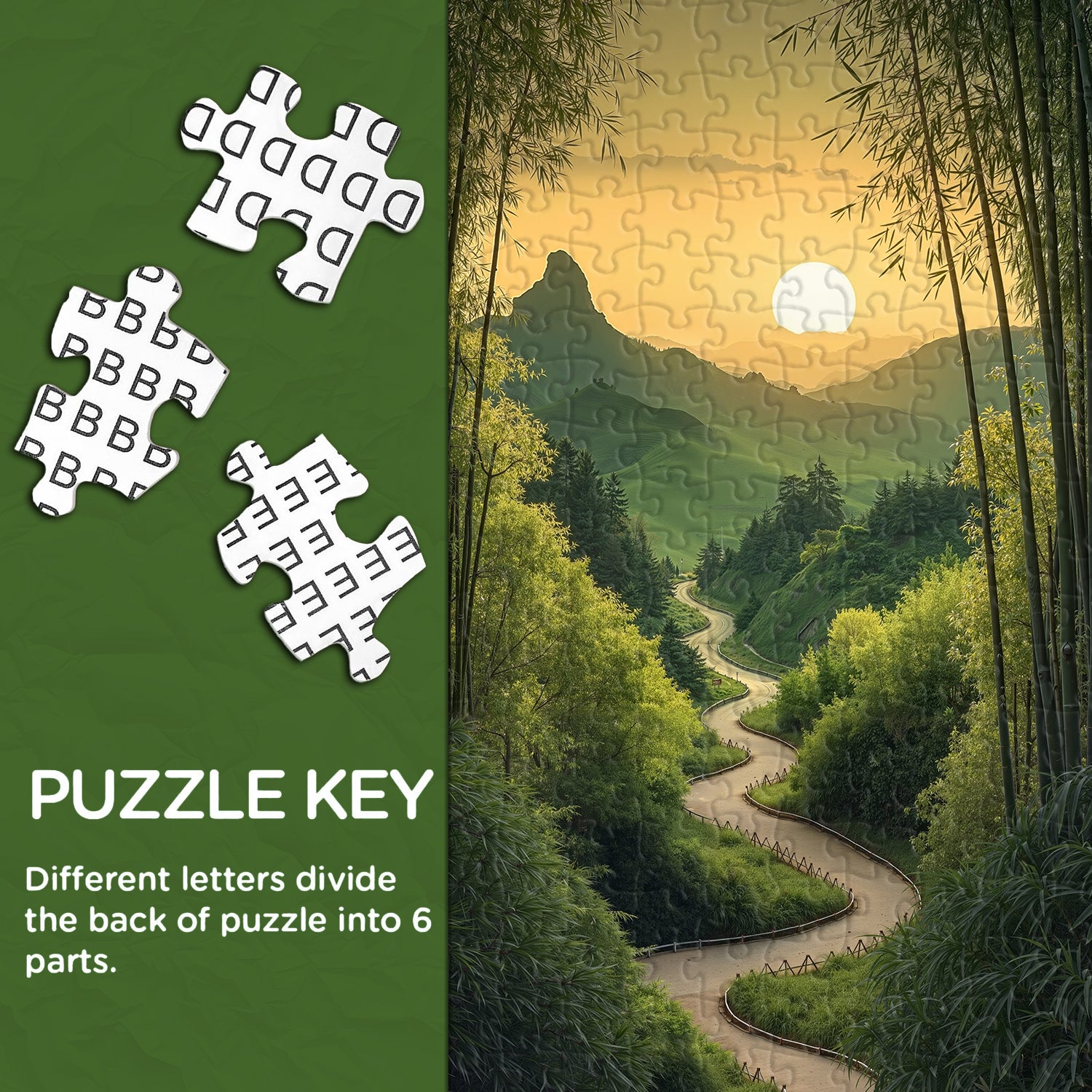 Puzzle Montagnes silencieuses 1000 pièces