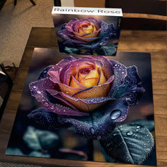 Regenbogen Rose Jigsaw Rätsel 1000 Stücke
