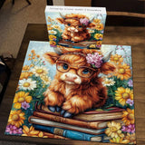 Smarty Cow with Flowers Jigsaw Puzzles 1000 Pieces