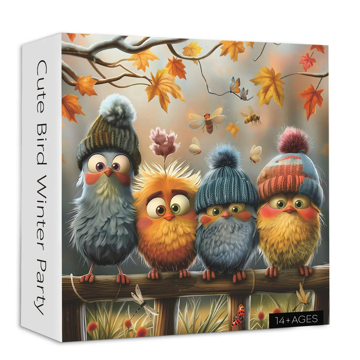 Cute Bird Winter Party Jigsaw Puzzles 1000 Pieces