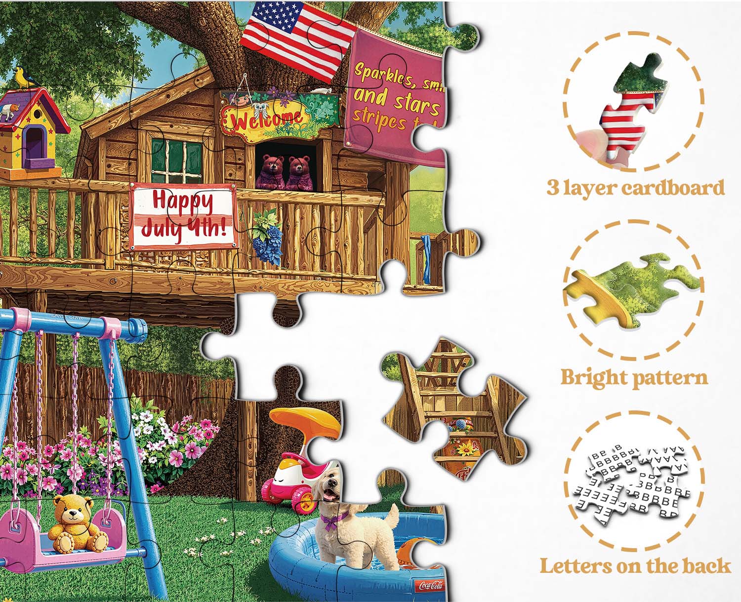 Happy Days Treehouse Jigsaw Puzzle 1000 Pieces