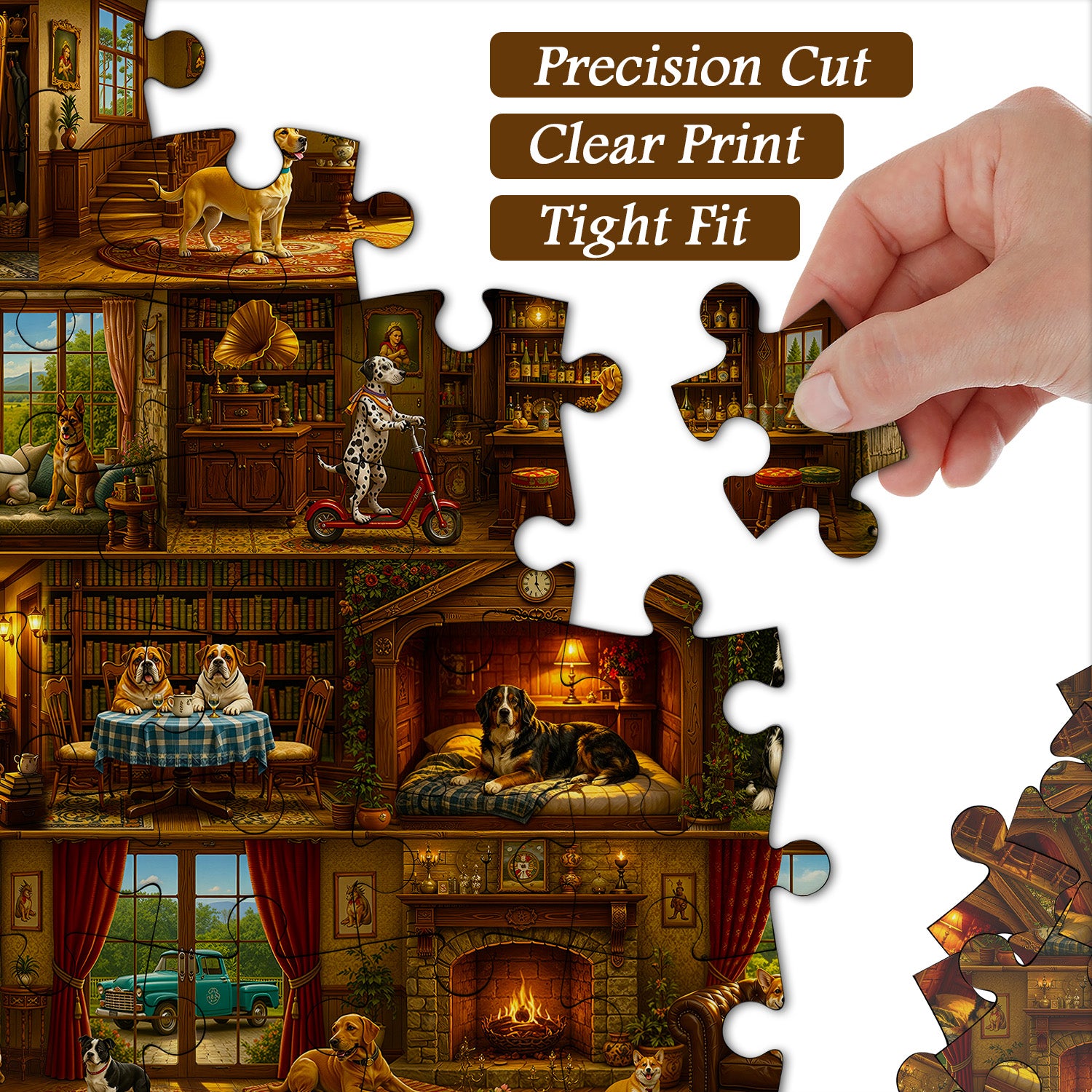 Puzzle Dog's Manor, 1000 pezzi
