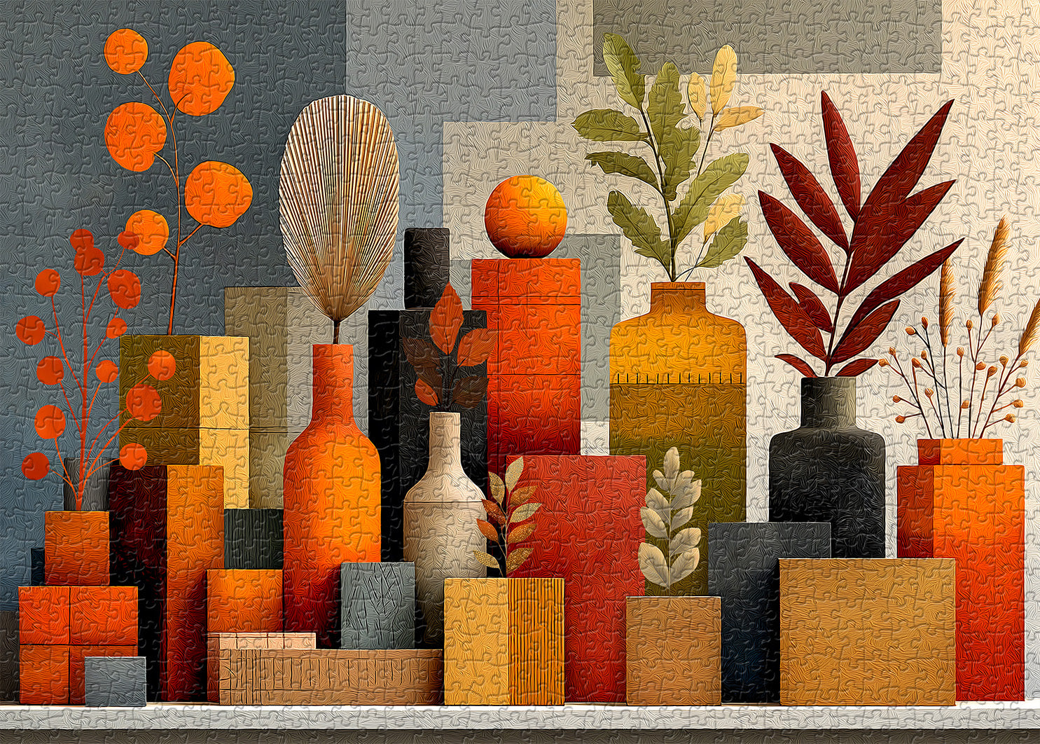 Orange Whisper Jigsaw Puzzle 1000 pièces