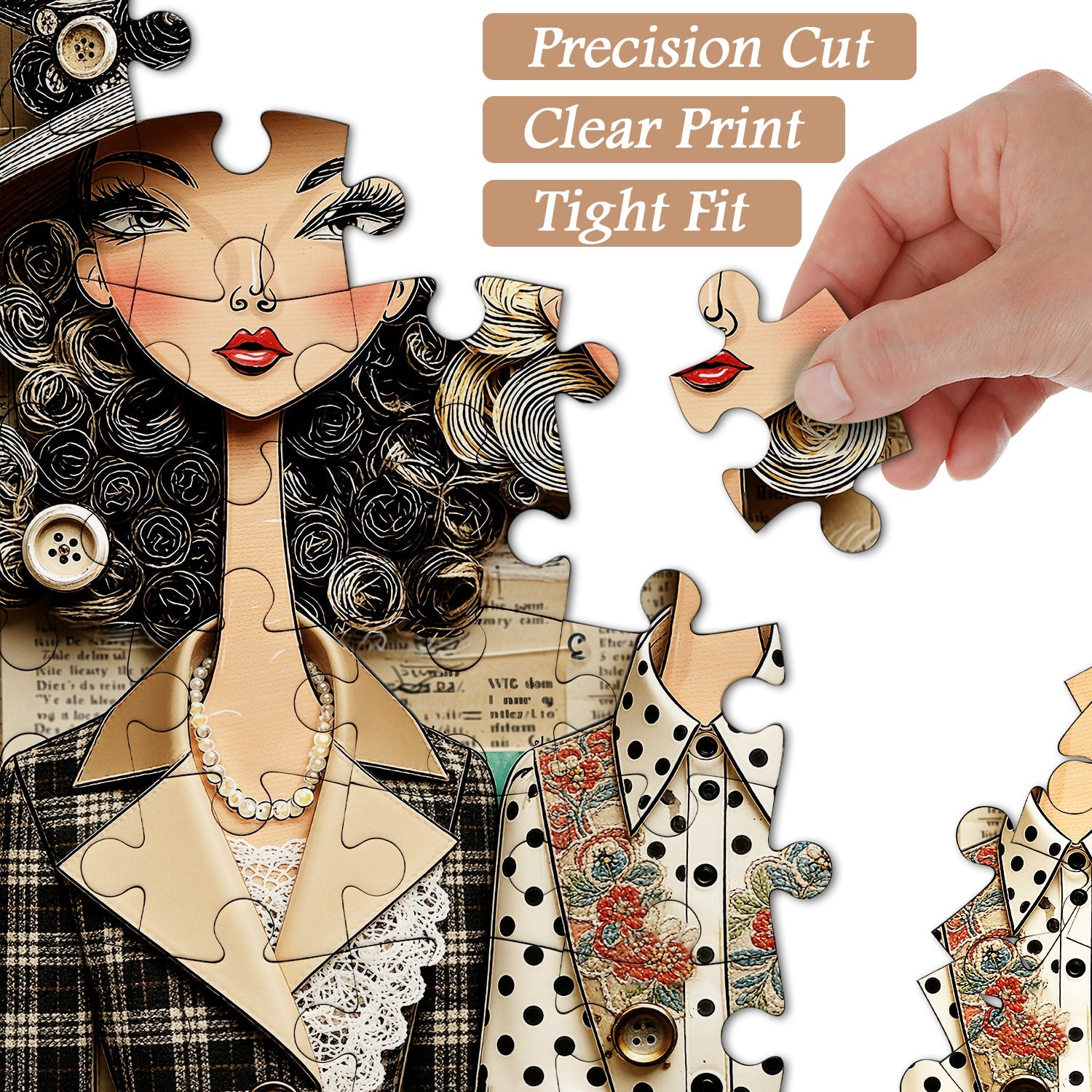 Fashionable Women Jigsaw Puzzle 1000 Pieces