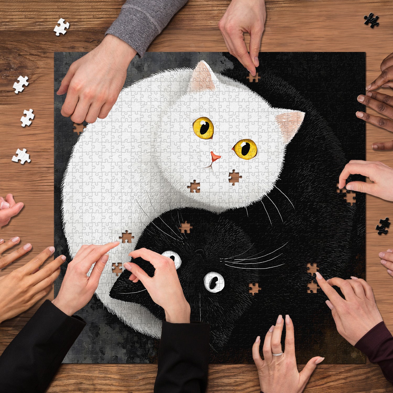 Black and White Balance Jigsaw Puzzle 1000 Pieces