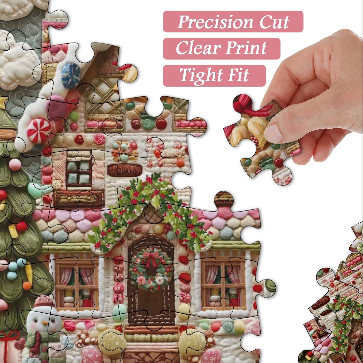 Candy Gingerbread House Jigsaw Puzzle 1000 Stück