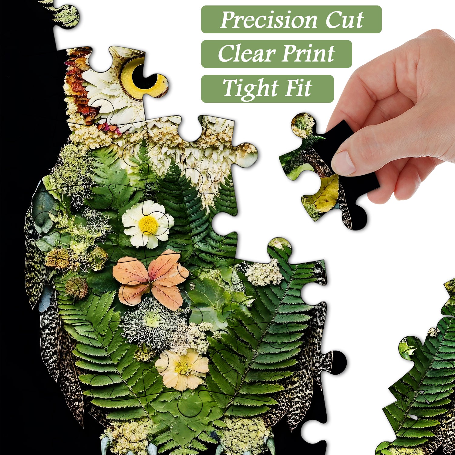 The Foliage Owl Night Jigsaw Puzzle 1000 Pieces