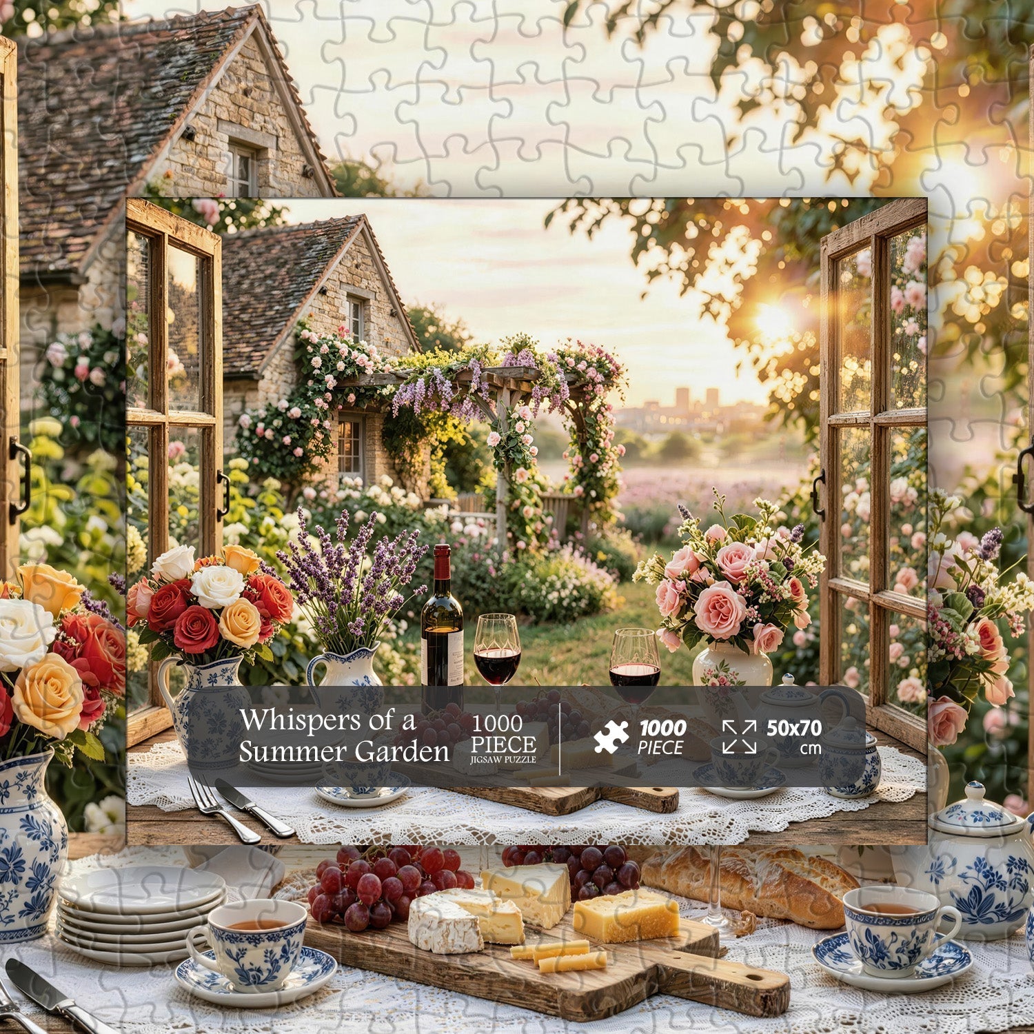 Whispers of a Summer Garden Jigsaw Puzzle 1000 Pieces