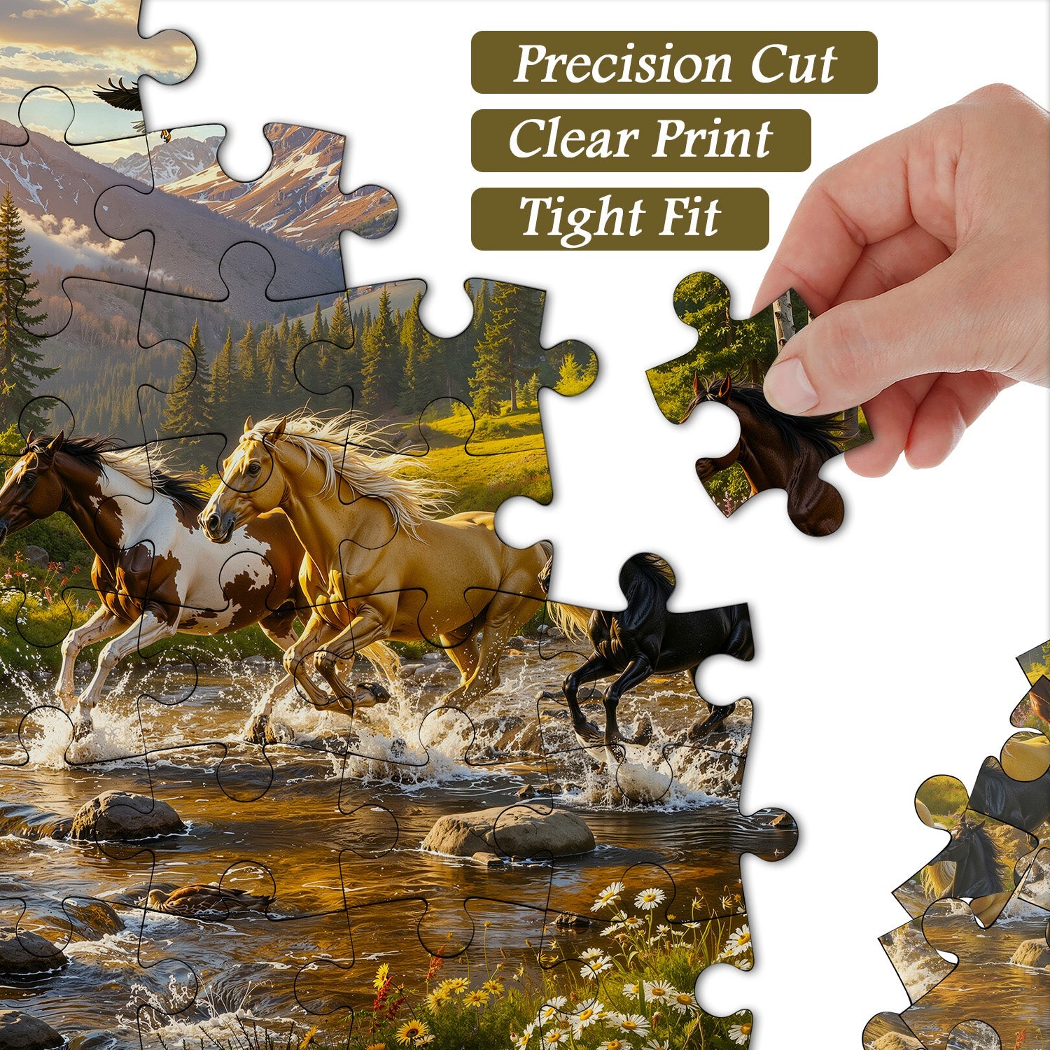 Meadow Creek Pferde Puzzle 1000 Teile