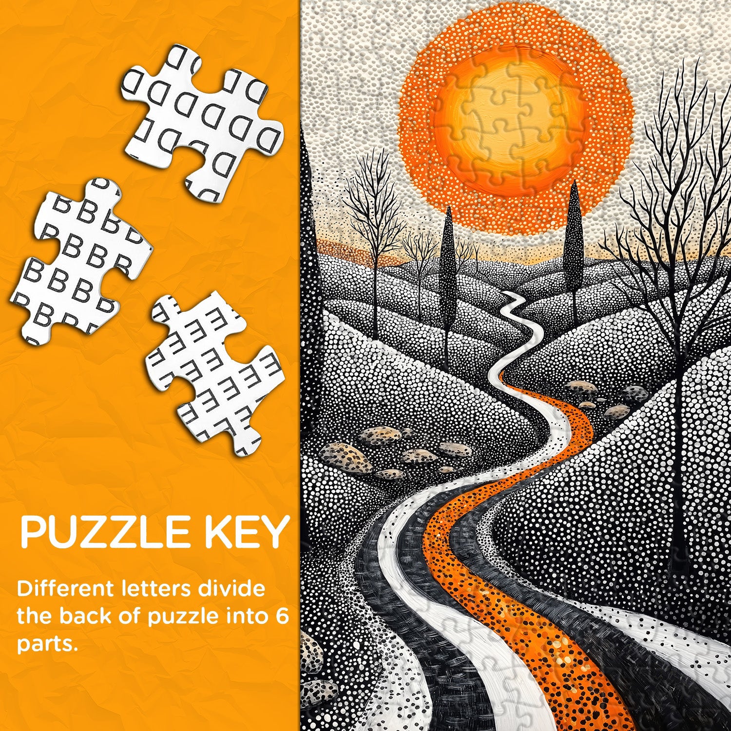 Sonnenpfad-Puzzle 1000 Teile
