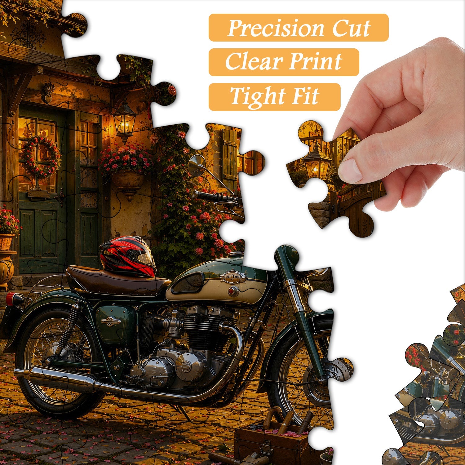 Sunset Cottage Moto Puzzle 1000 Teile