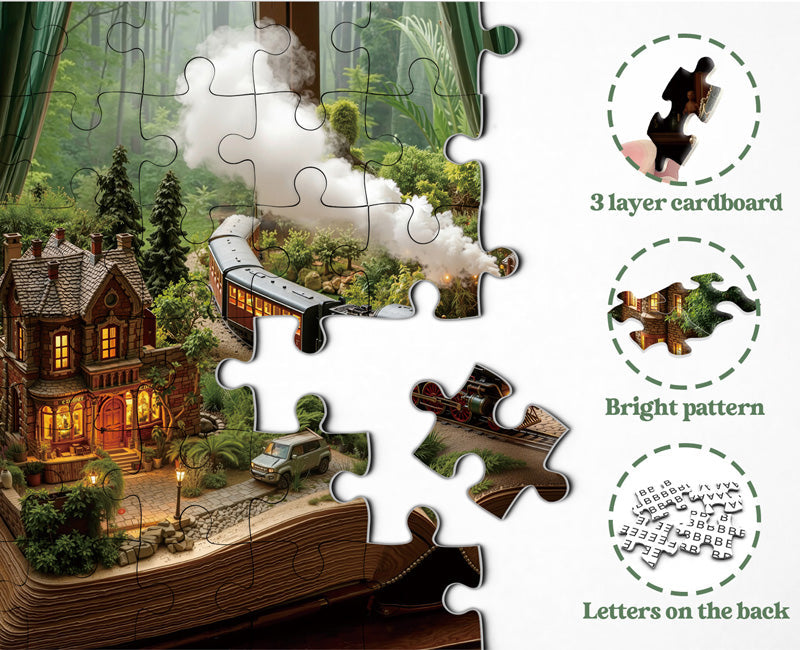 Through the Pages Jigsaw Puzzle 1000 Pieces