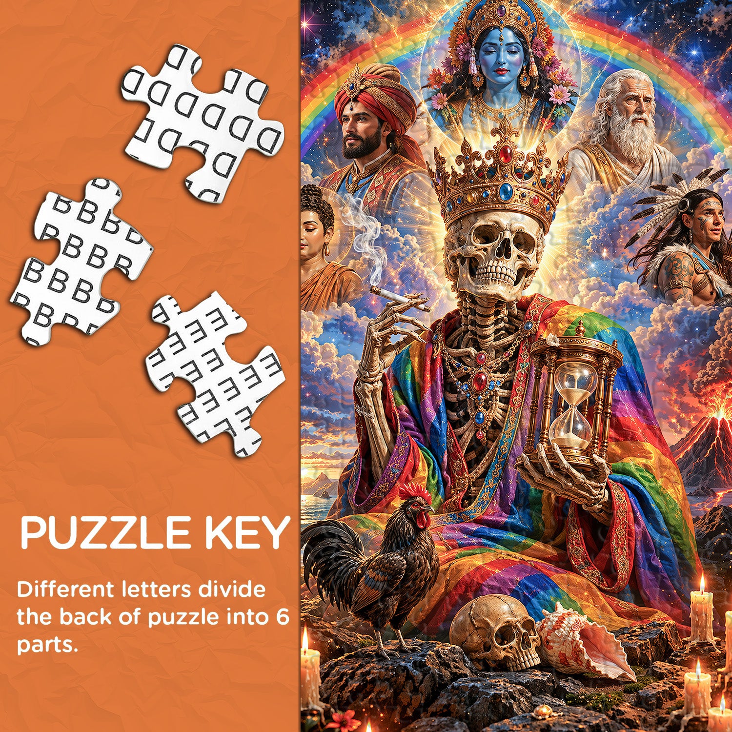 Surrounded by Gods Jigsaw Puzzle 1000 Pieces