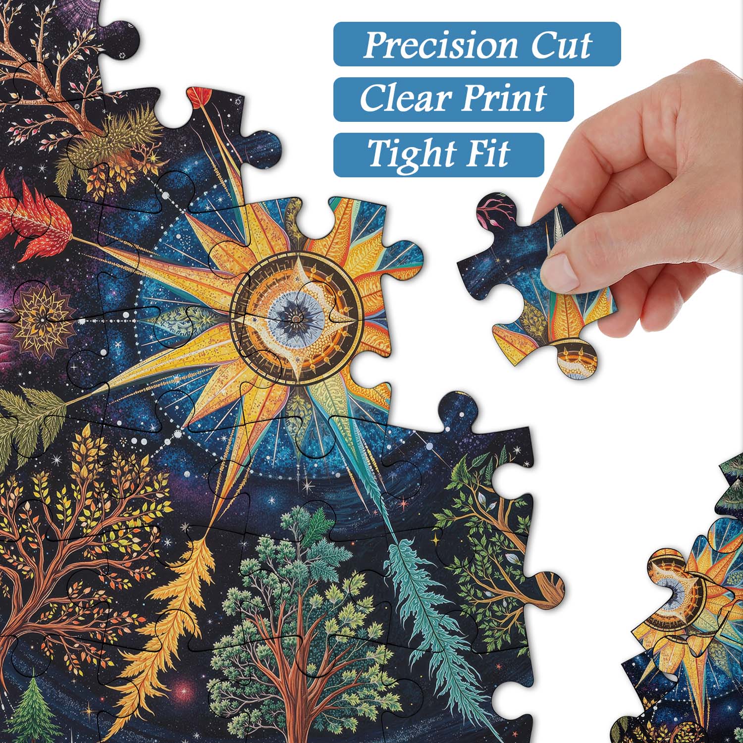 Seasons Mandala Jigsaw Puzzle 1000 Pieces