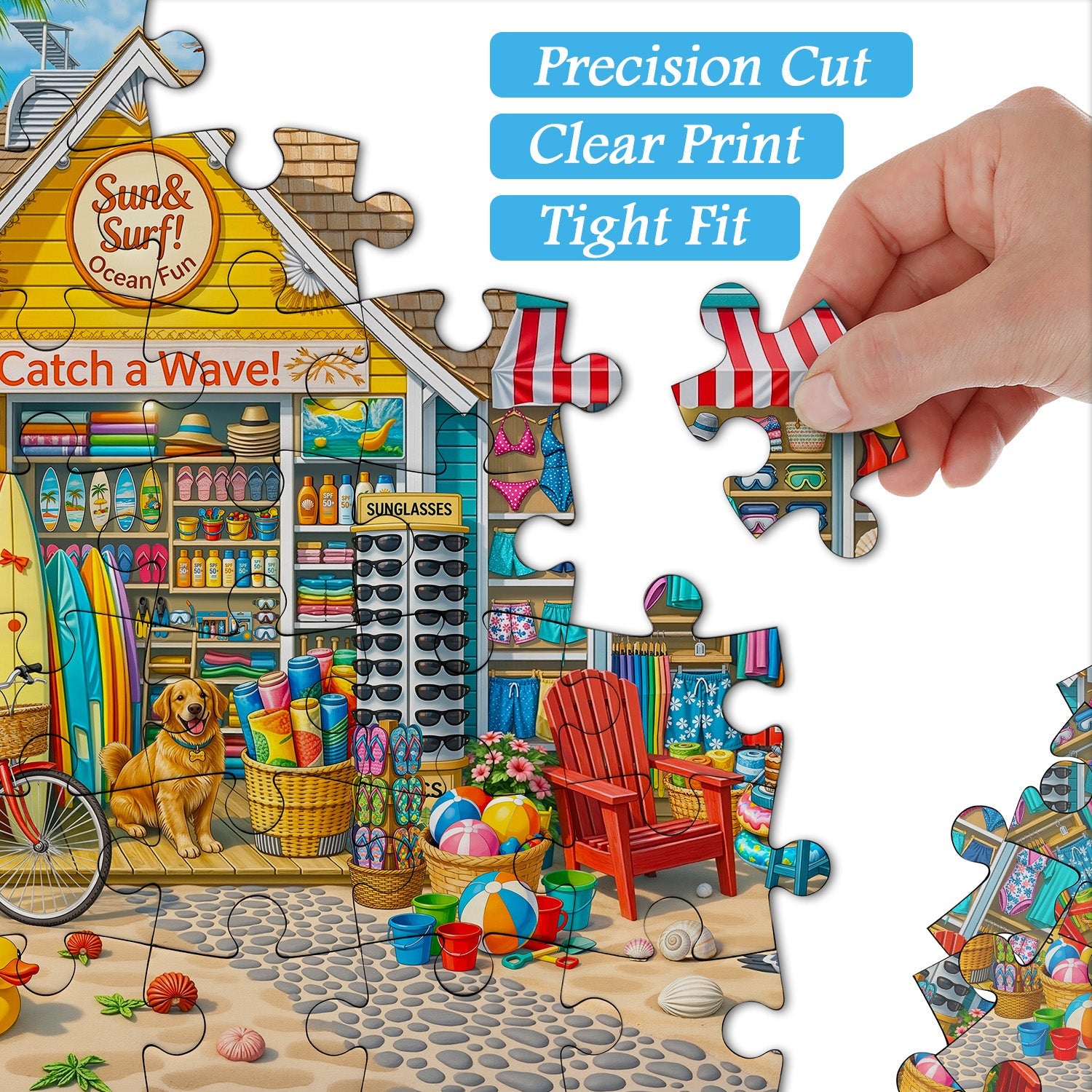 Shoreline Shop Jigsaw Puzzle 1000 pezzi