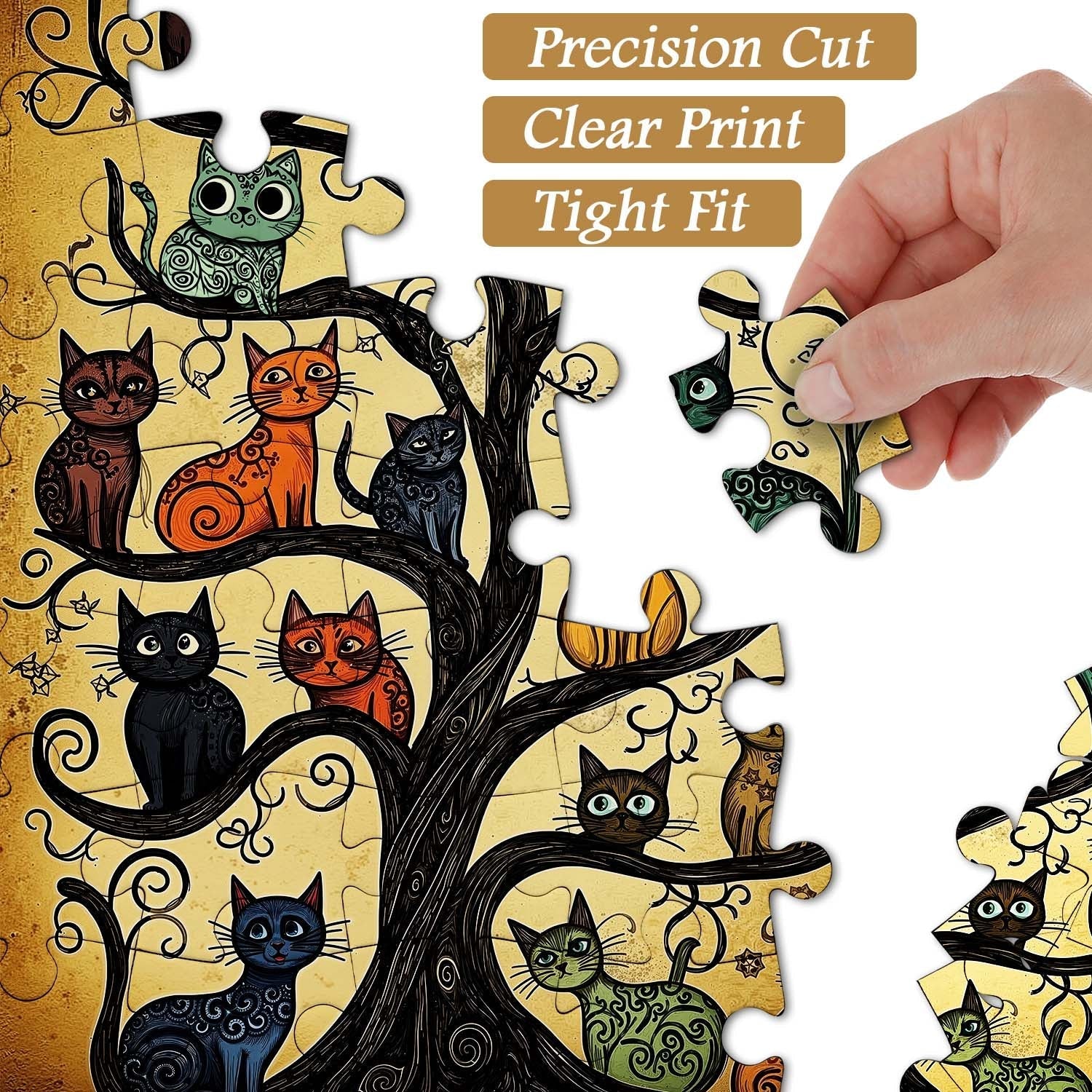 Cat Tree Jigsaw Puzzle 1000 Pieces