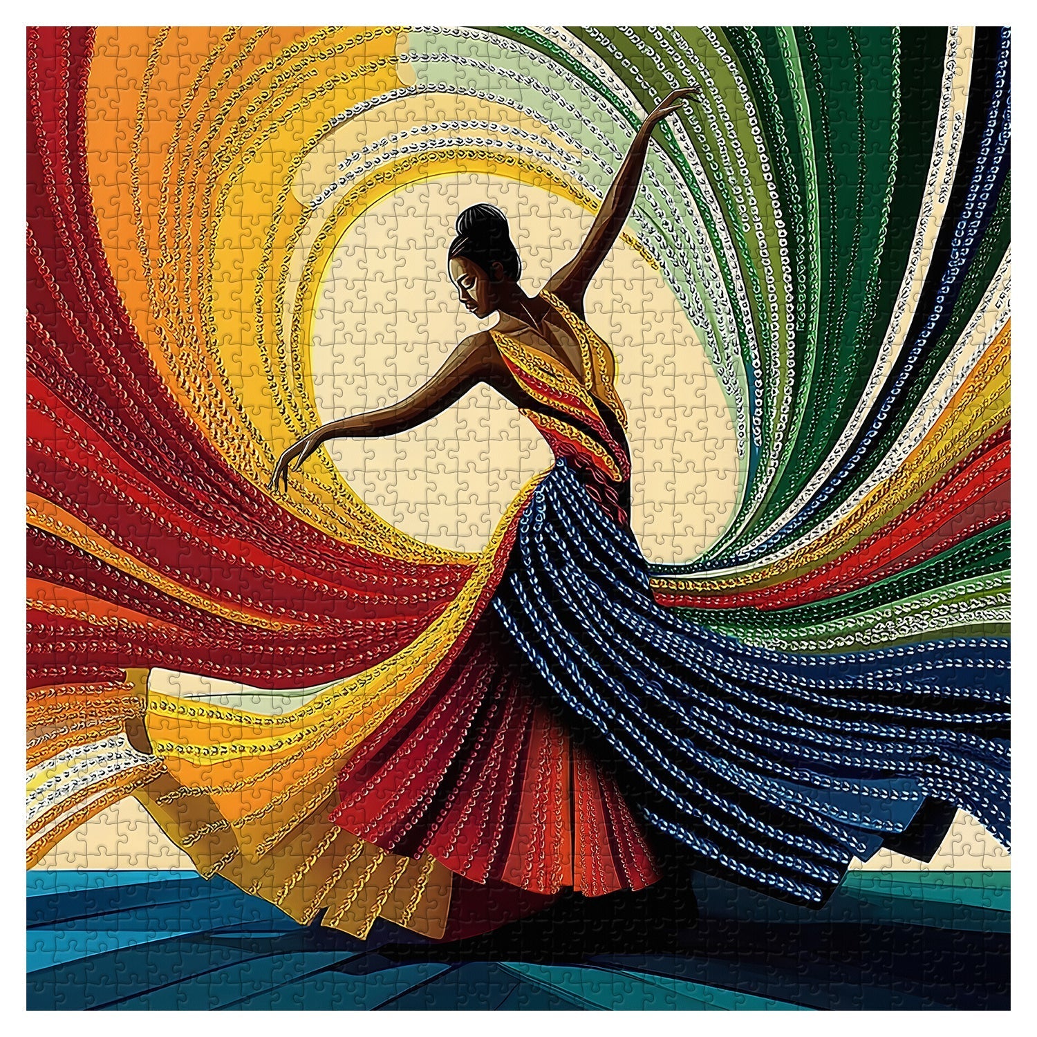 Dancing Girl Jigsaw Puzzle 1000 Pieces