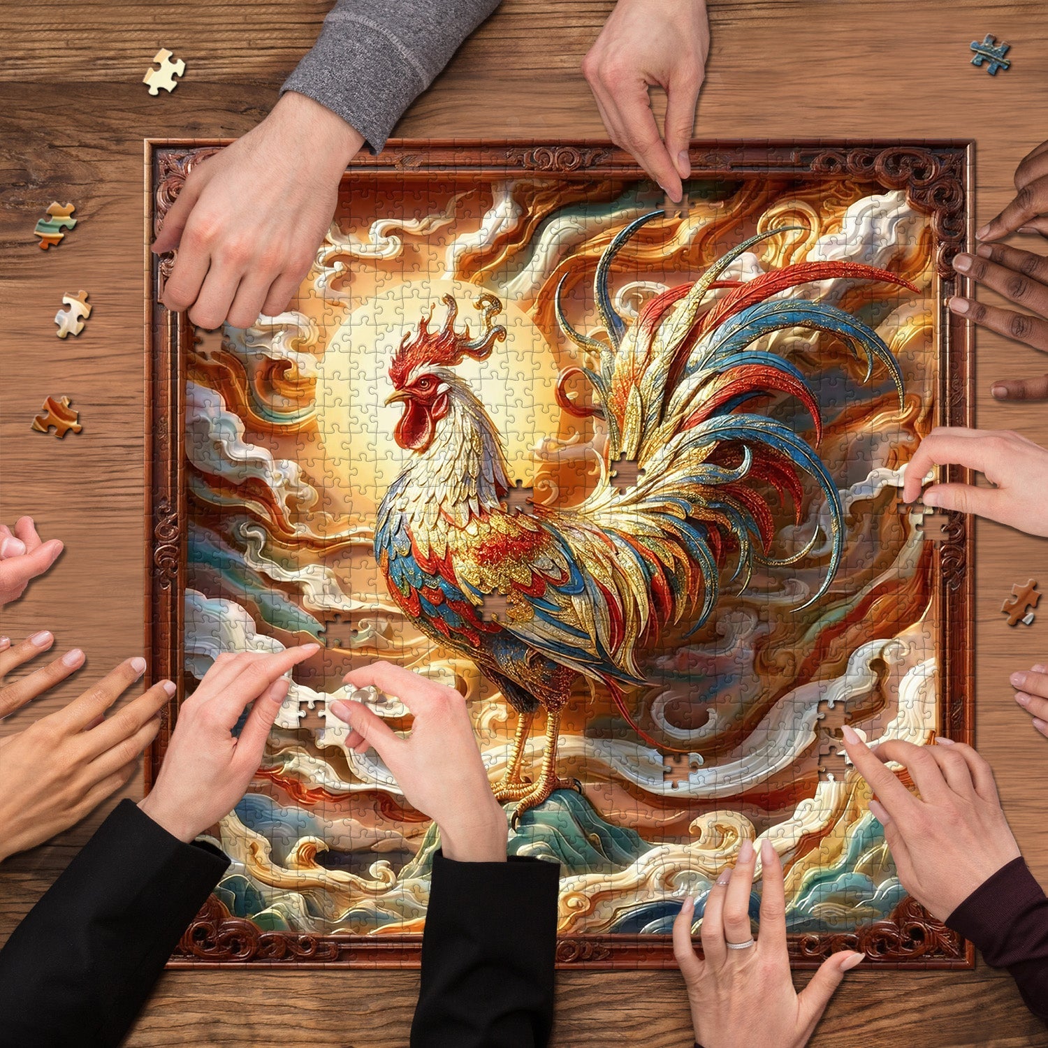 Rompecabezas Magnífico Gallo 1000 Piezas