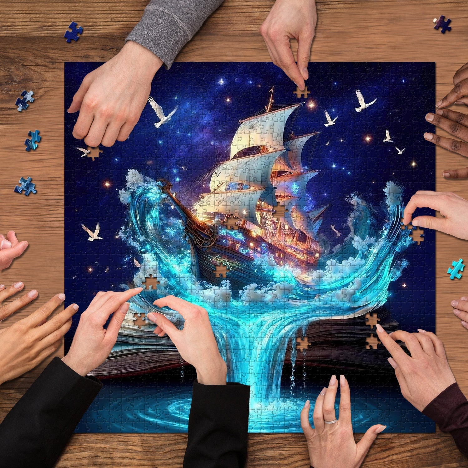 Puzzle Starlit Sea Quest 1000 pièces