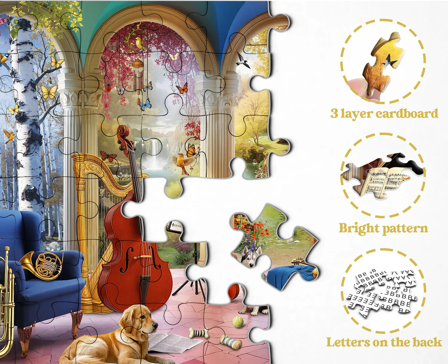 Seasons Chamber Jigsaw Puzzle 1000 Pieces