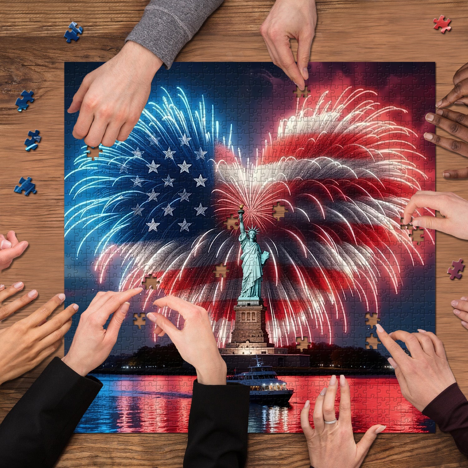 Stars & Fireworks Jigsaw Puzzle 1000 Pieces